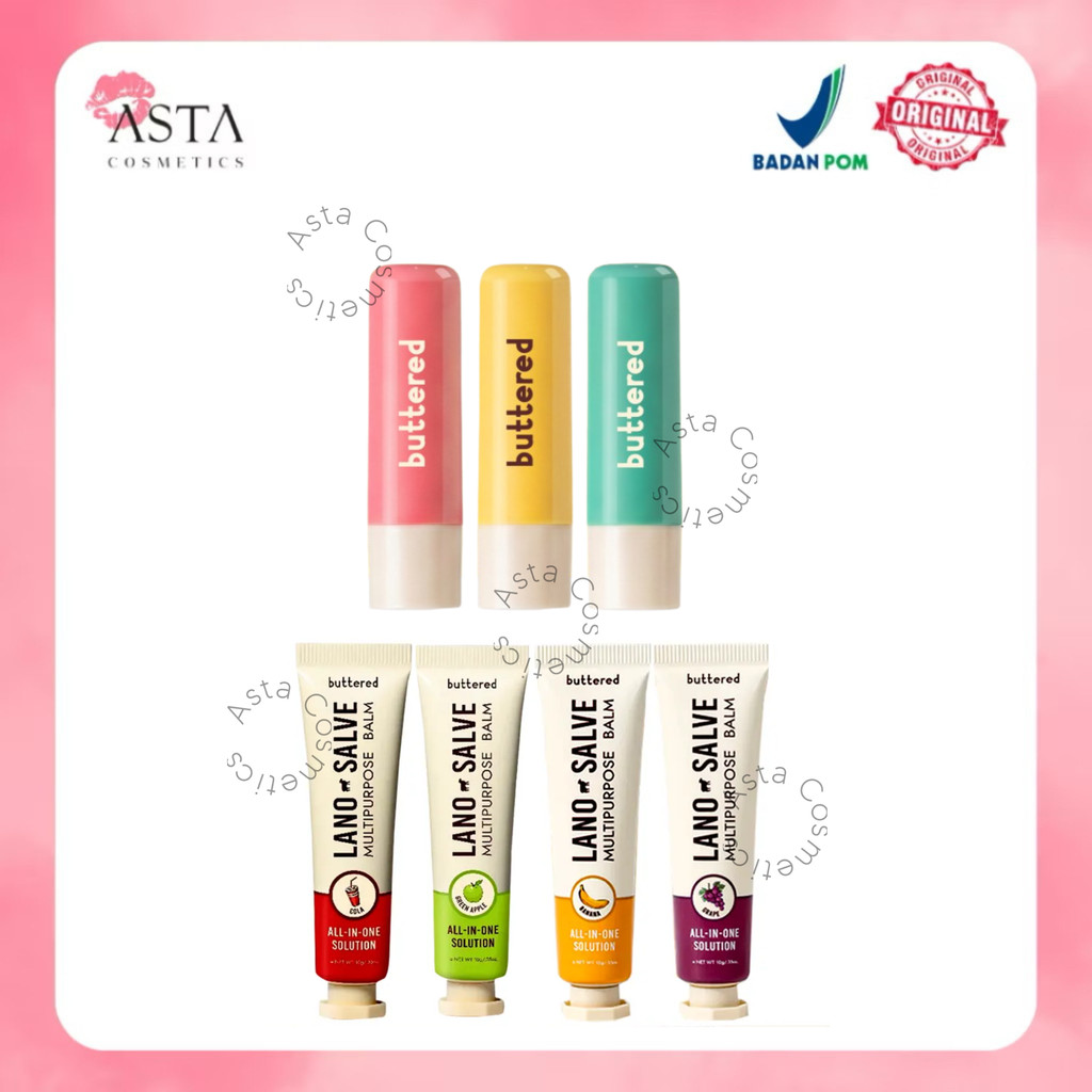 BUTTERED LIP BALM SPF 30 & LANO SALVE LIP BALM