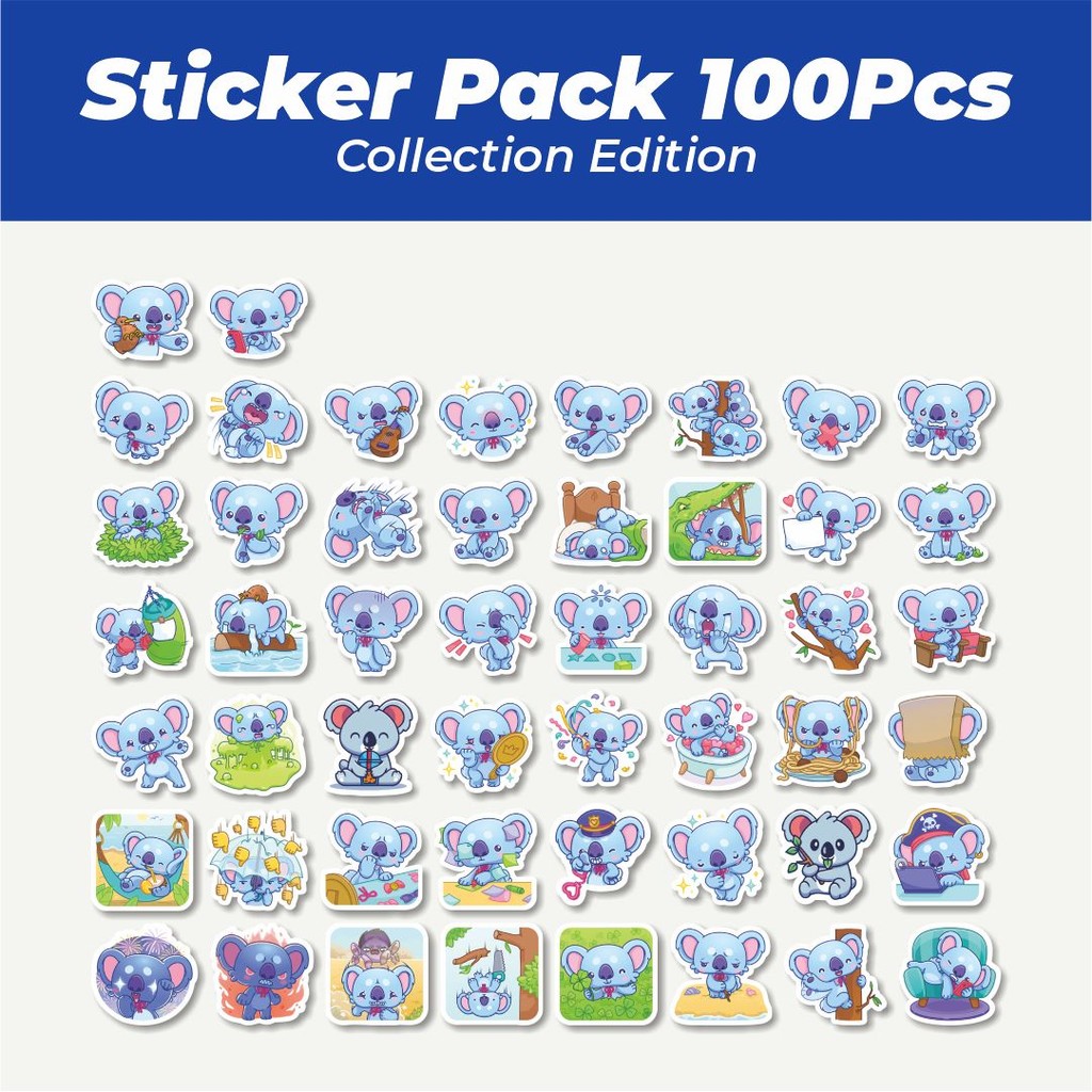 

Hot Stiker Kartun Funny Danny Koala Lucu Anti Air Stikers Berperekat Waterproof Sticker Decal Buat Motor Helm Buku Journal Koper Casing HP Laptop Botol Minum