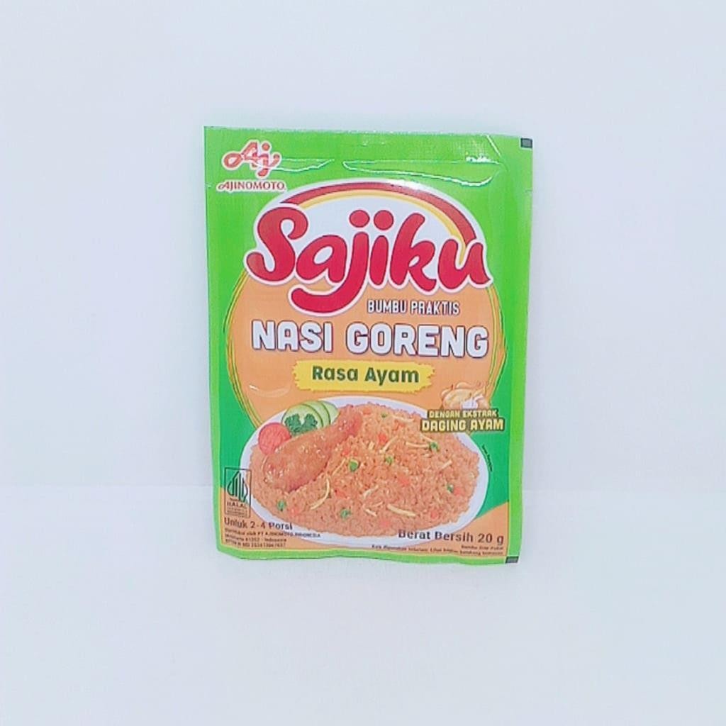 

Sajiku Ajinomoto / Bumbu Instan Nasi Goreng / Bumbu Masak Rasa Ayam / 20gr