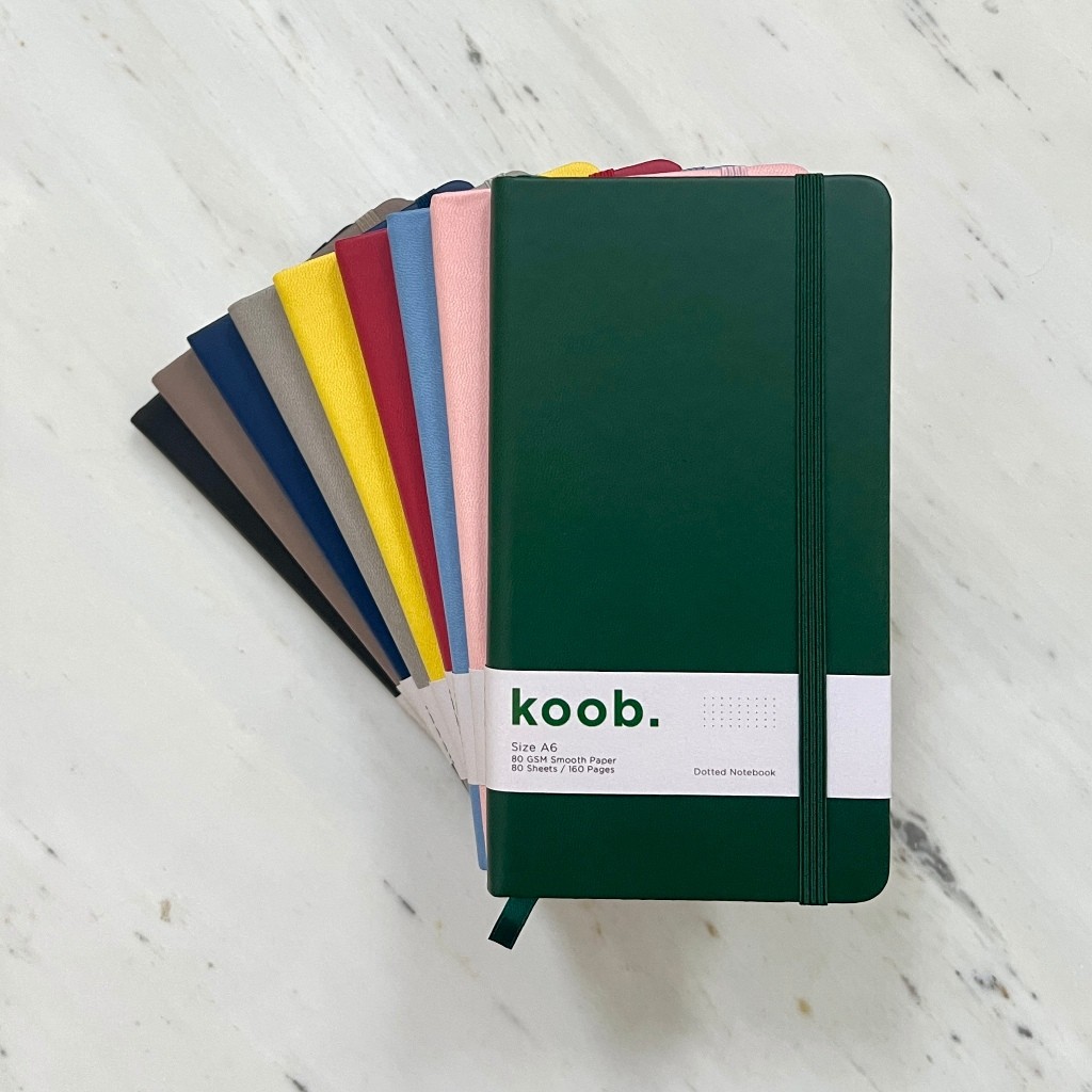 

A631 Koob. Hardcover Notebook A6+ Buku Tulis Titik Dotted Jurnal Diary