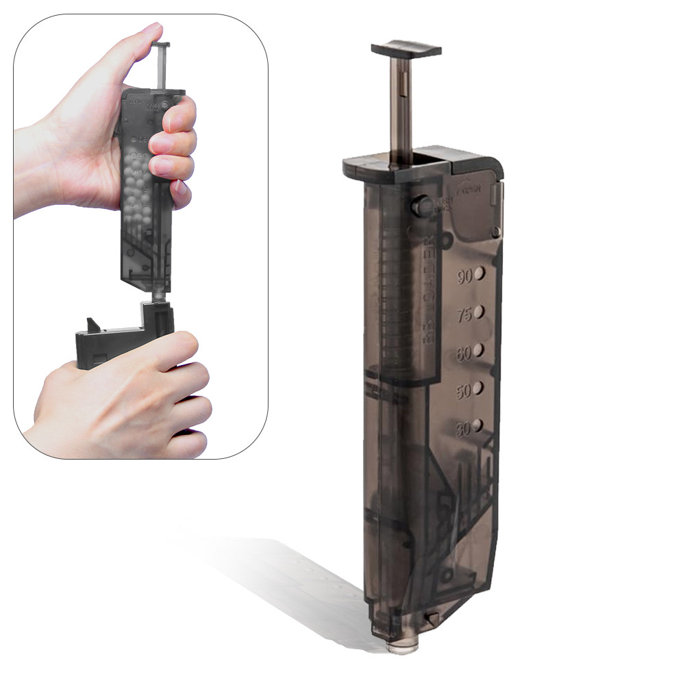 100 Rounds Tactical BB Speed Loader Toy Bullet Loading Device BB Balls Quick Speedloader CS Wargame 