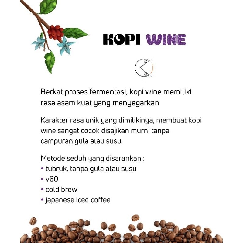 

JAMIN MURAH !!!KUNTHARA Kopi Arabika Gayo Wine 500Gr(BISA LANGSUNG ORDER)