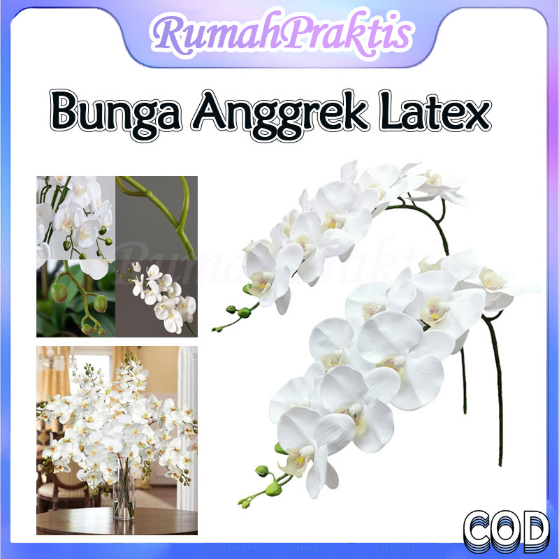 bunga anggrek artificial / bunga dekorasi pelaminan/ bunga anggrek artificial - bunga dekorasi /