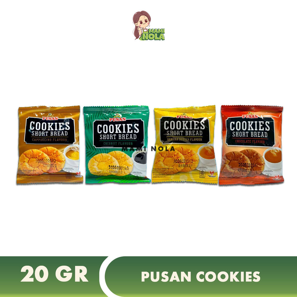 

Pusan Cookies ShortBread 1 Box isi 20 pc