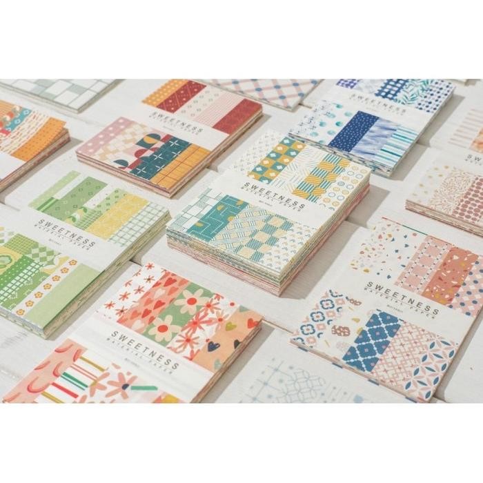 

50 Pcs Kertas Vintage Style Korean and Japan Aesthetic Paper Scrapbook Craftycharm