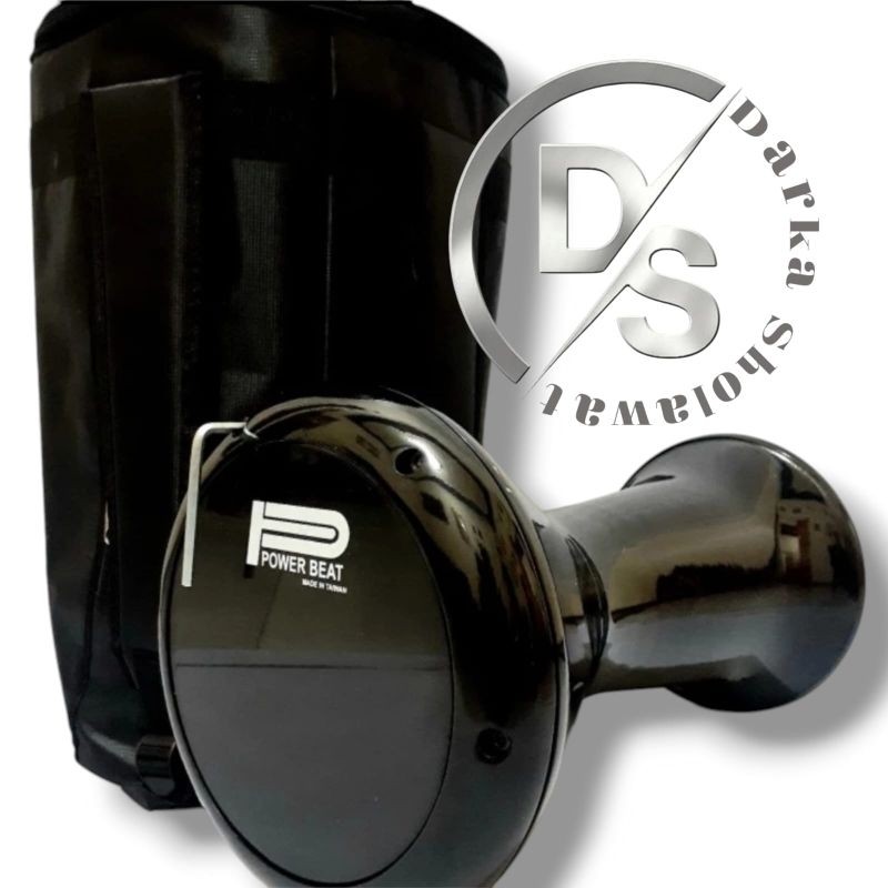 DARBUKA HITAM GILAP + TAS ( GRATIS KUNCI L)