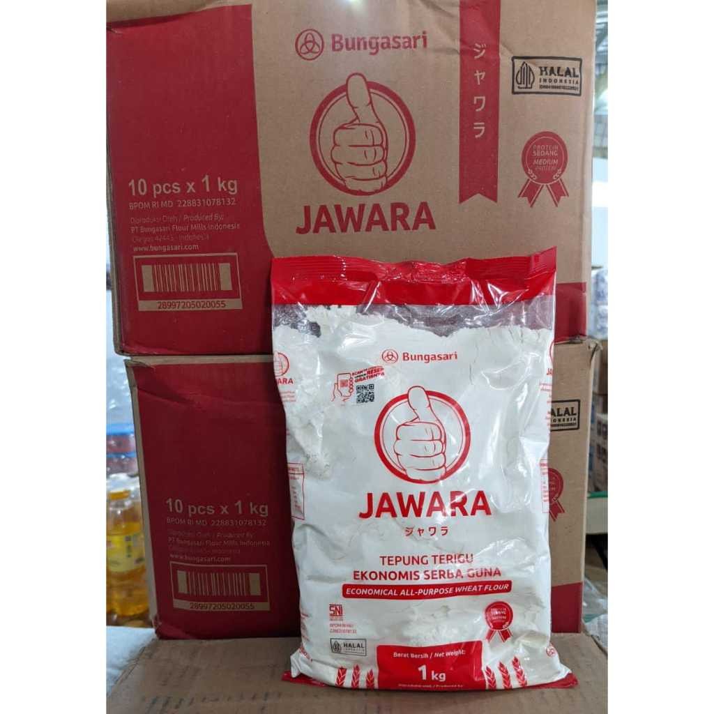 

Tepung terigu jawara kemasan 1kg