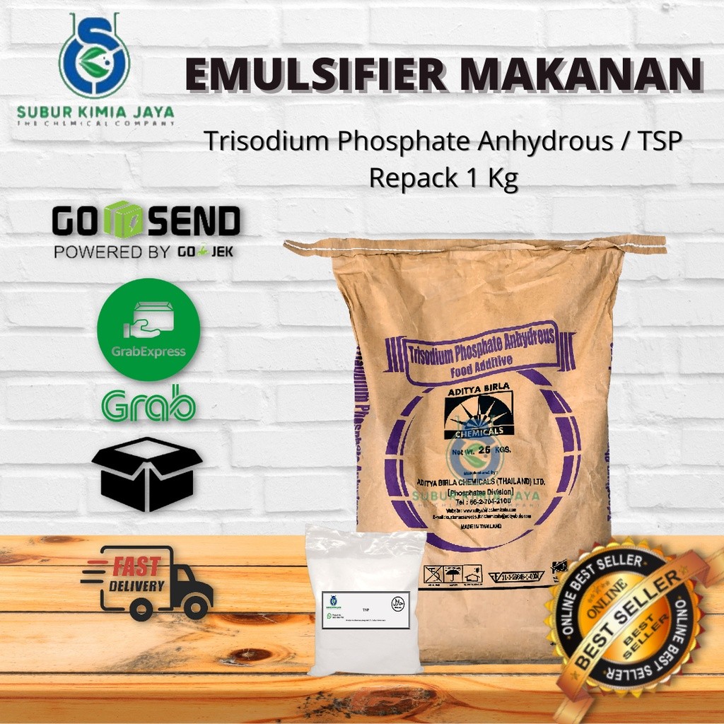 

TSP / Trisodium Phosphate A FOOD GRADE 1 Kg