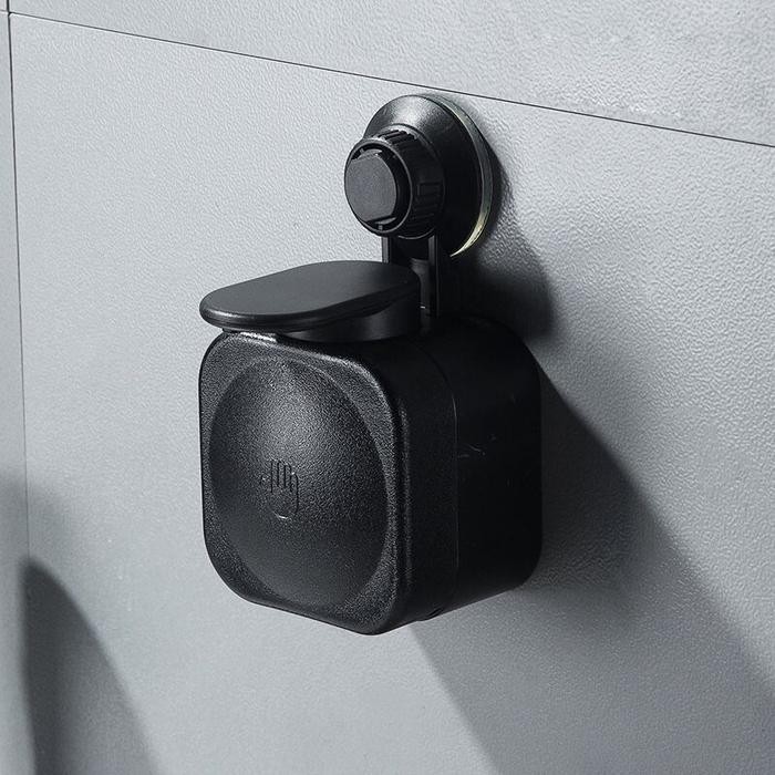 

HandSoap Dispenser with Plastic Suction Cup / Dispenser Sabun Cuci Tangan Cair H063 Putih - Hitam