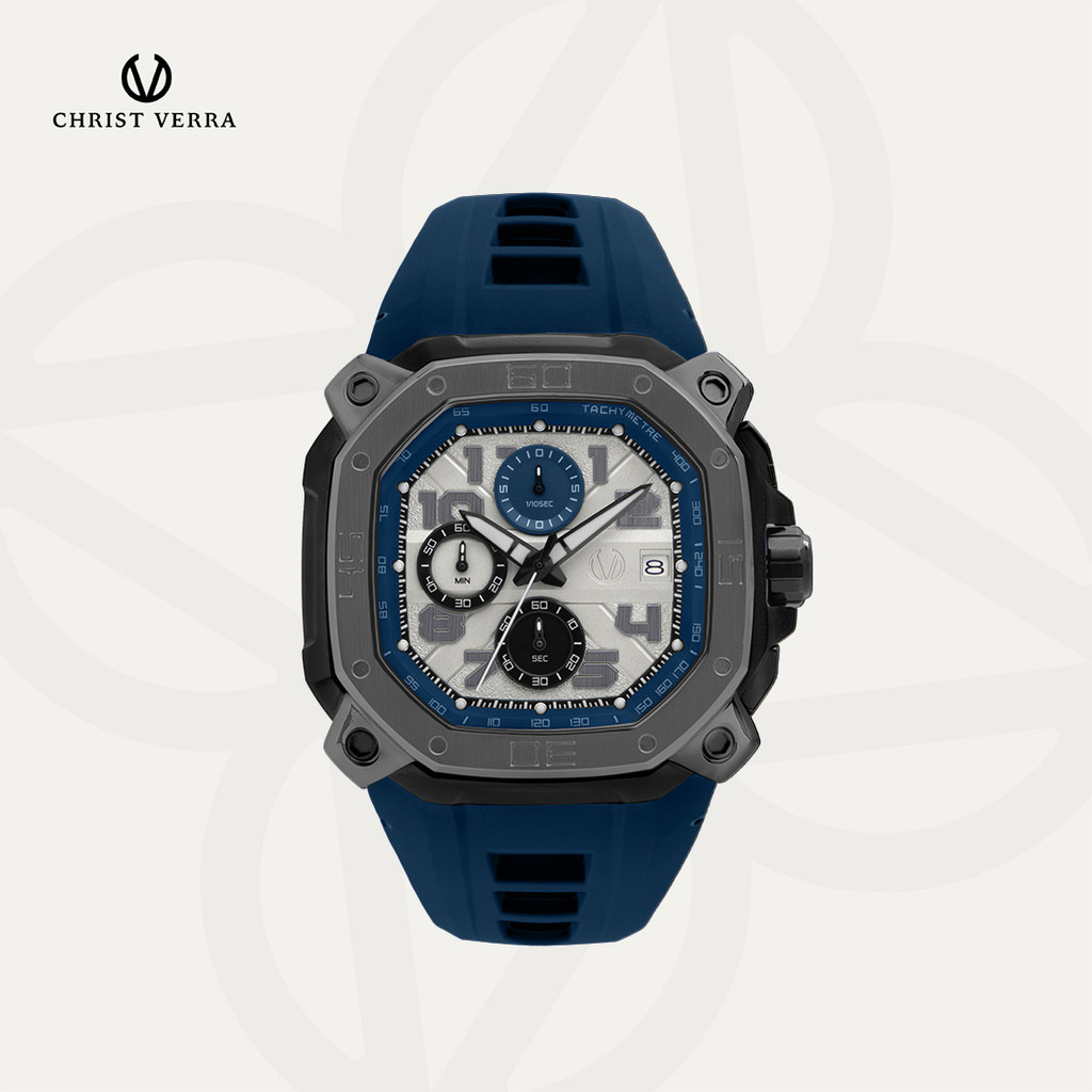 Christ Verra Casual Men's Watches CV 63033G-36 L-GUN/BLU