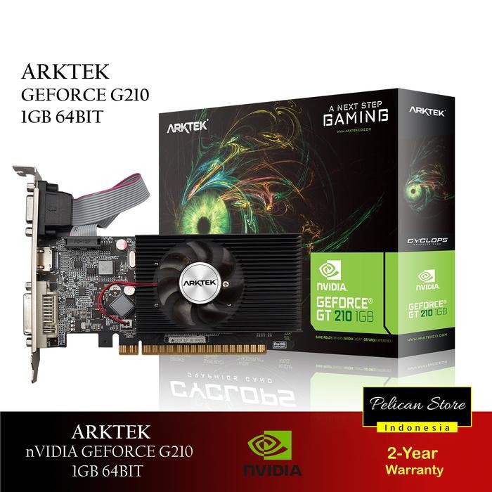 ARKTEK NVIDIA GEFORCE G210 1GB DDR3 64-bit GRAPHICS CARD VGA