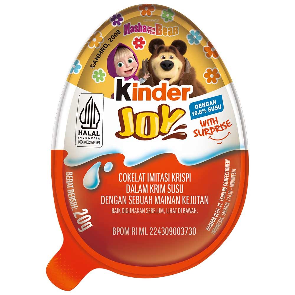 Kinder Joy Natoons marsha Boy Dan Girl harga ecer edisi terbaru coklat kinderjoy hadiah mainan halal