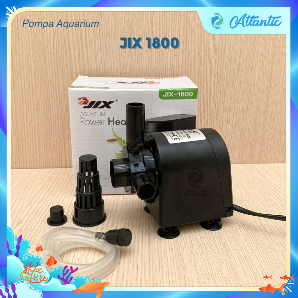 JIX 1800 Pompa Aquarium Pompa Celup 1800lph Pompa Aquarium Hidroponik Aquaponik