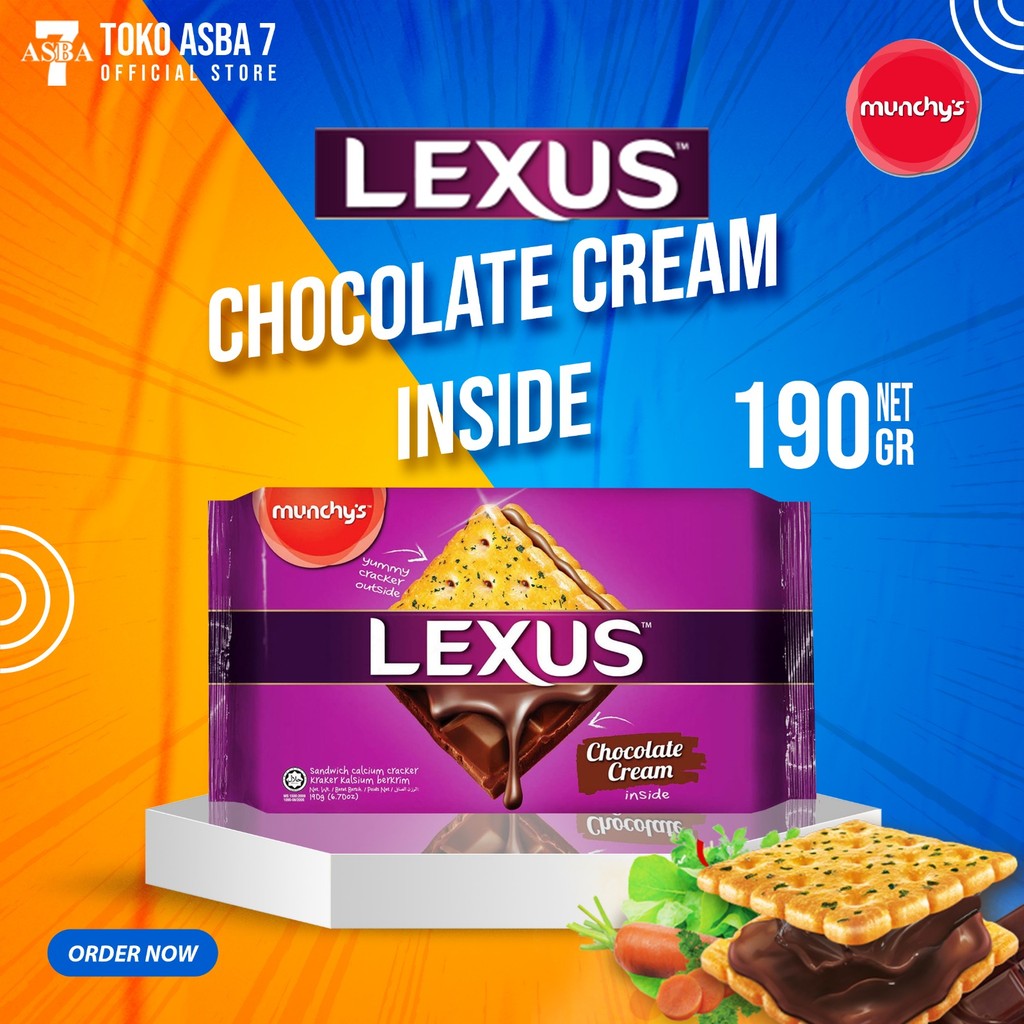 

MUNCHYS LEXUS CHOCOLATE CREAM 190G