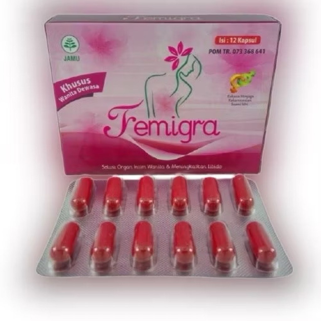 suplemen herbal obat kuat wanita Femina Red Herbal Penunjang Gairah Wanita