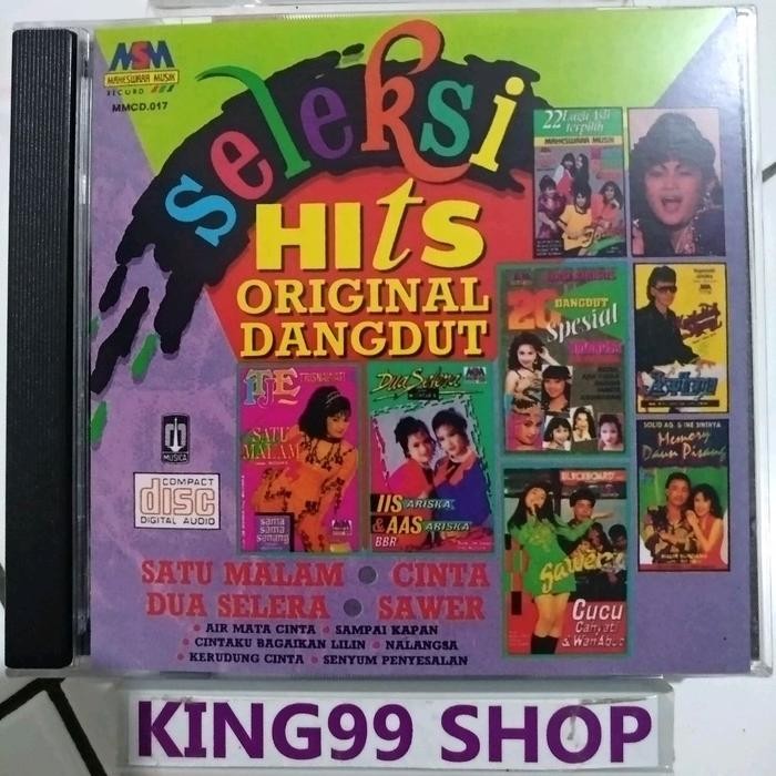 CD SELEKSI HITS DANGDUT ORIGINAL. itje trisnawati manis manja merry andani cucu cahyati doel sumbang