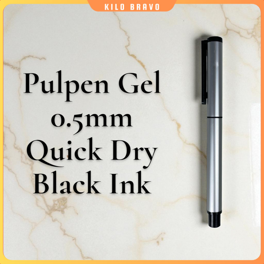 

Kaco Pena Pulpen Gel 0.5mm TUBE Roller Quick Dry Black Ink 1 PCS - K80