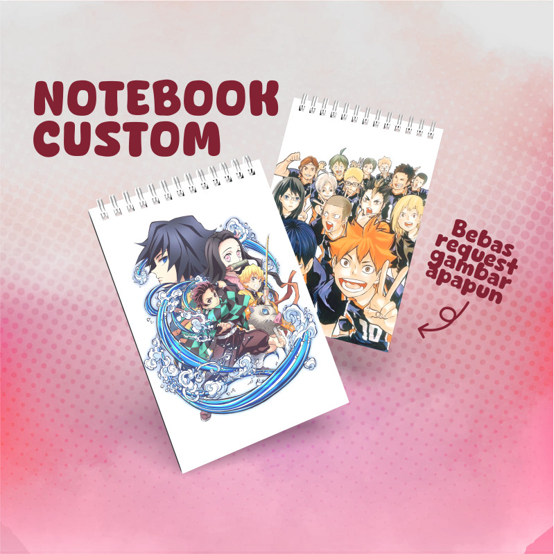 

Custom Mini Notebook Spiral Grosir Supplier Souvenir Hadiah Gift Buku Kecil Tulis Minimal 20pcs Pernikahan Kampus