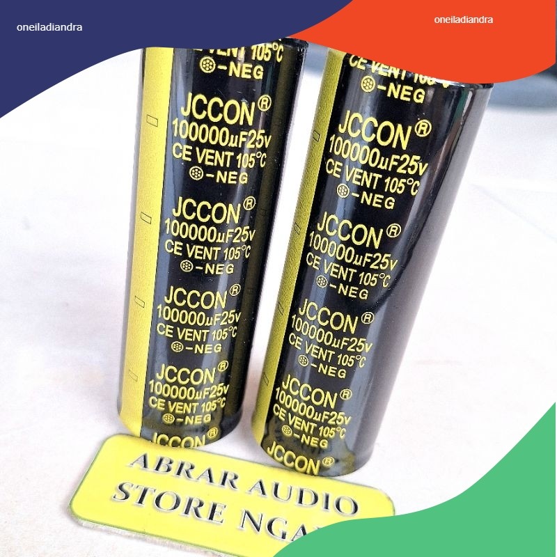 ELKO 100000/25V ELCO JCCON 100.000UF / 25 VOLT JCCON
