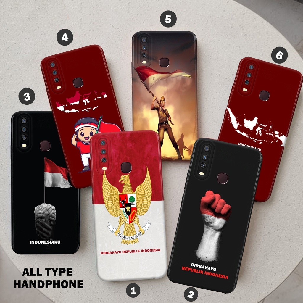 Softcase Pro Camera Indonesia Merah Putih [Type Lain Tanyakan DIchat Toko ]  All Type For Xiaomi red