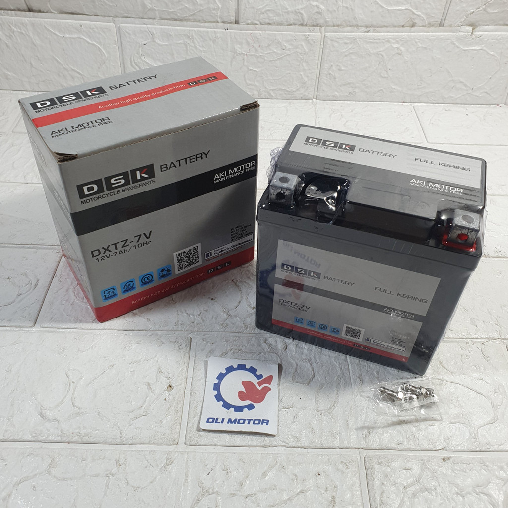Aki Kering DSK NEOMAX YTZ-7V DXTZ-7V GTZ-7V 12V 6Ah Nmax Lama , Aerox , Lexi , Freego