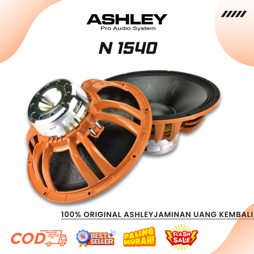 Speker Ashley N 1540 Professional Speaker Neodymium Special Subwoofer
