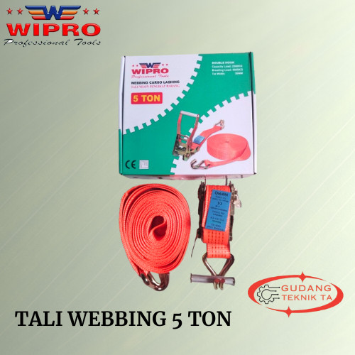 WIPRO TALI WEBBING 5 TON 8M 10M 12MTALI KREK / MINIATURE / SOUND SISTEM / TREK BELT
