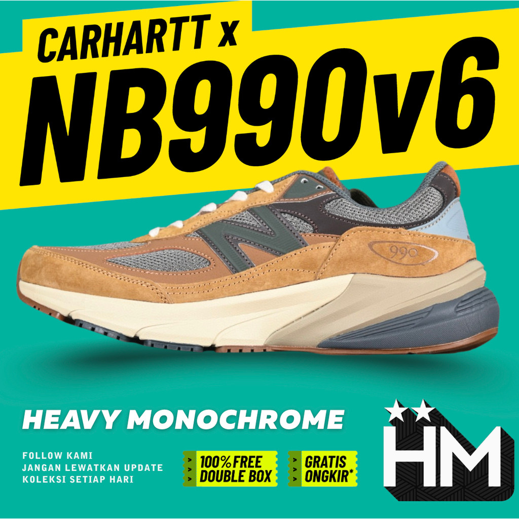 New Balance 990v6 Carhartt WIP Workwear M990CH6 (Size 36-45) - 36