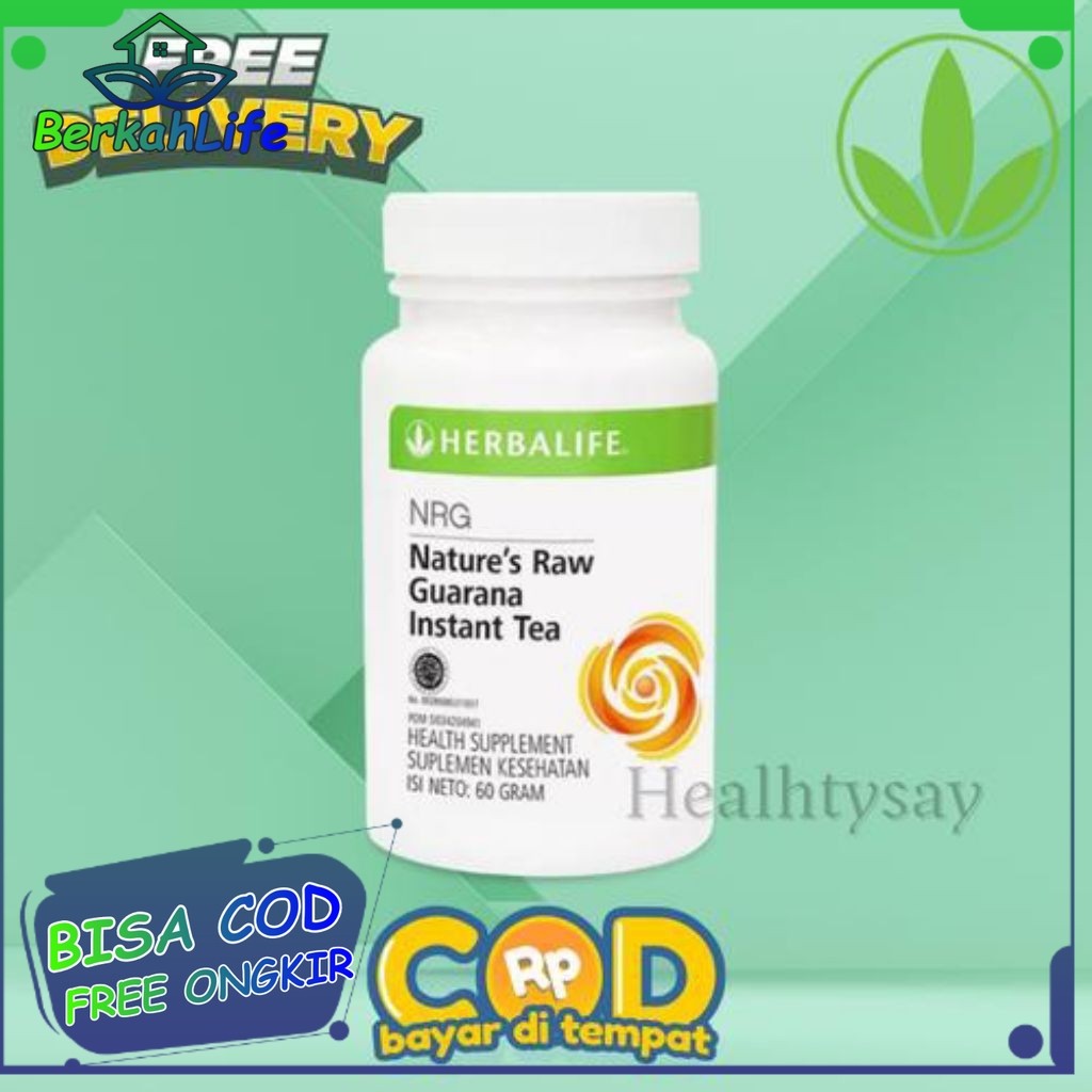 Herbalife NRG Tea Herbal NRG Teh Herbalife Original 60gr Teh Penambah Stamina Dan Energi