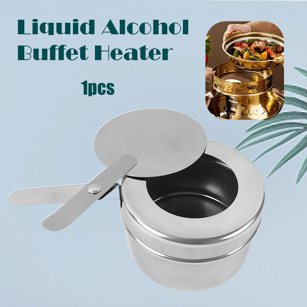 

1PC Kompor Spiritus, Alcohol Stove Dapat dilepas kompor camping Stainless Steel Dilengkapi dengan tutup pengaman