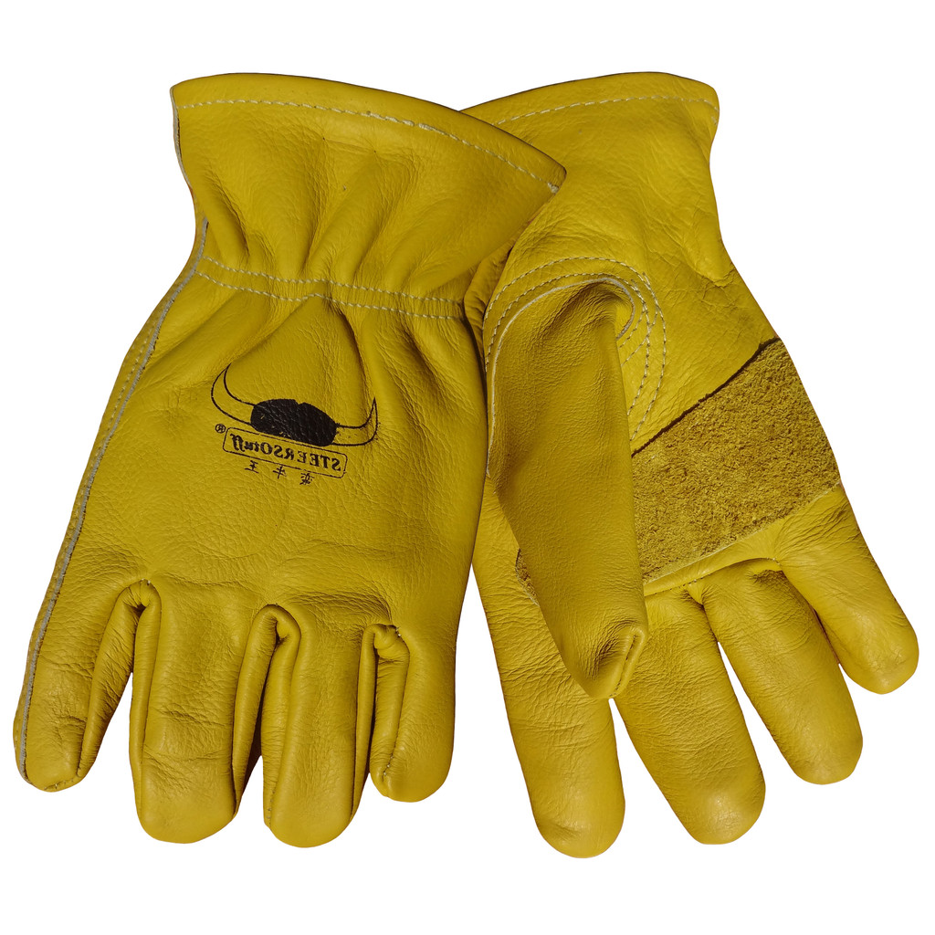 Leather Welding Work Glove Arc Safety Heavy Duty Outdoor Mechanics Driver Glove TIG MIG Welder Grain