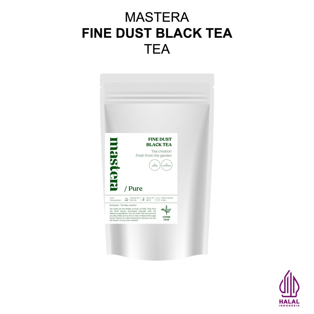 

Mastera Fine Dust Tea Teh Hitam