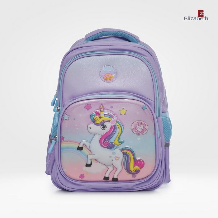 ORIGINAL Tas Sekolah Elizabeth Backpack 0725-1269 - Purple