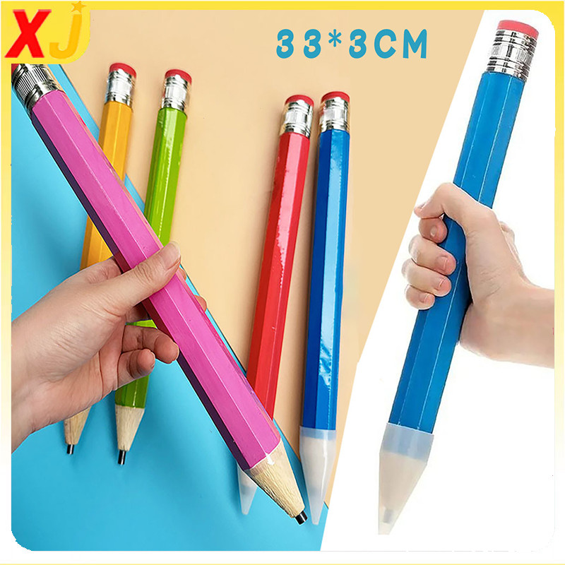 

33 CM Pensil Jumbo Besar Mainan Pencil Pensil Jumbo Kado Alat Tulis Anak-anak