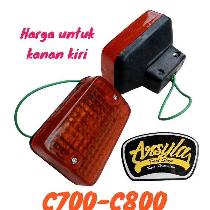 lampu sein sen depan honda c700 c800 supercup