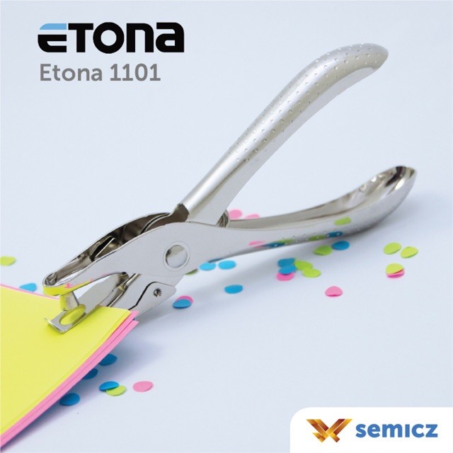 

Etona 1101 pelubang kertas/pembolong kertas 1 hole bisa 8 lembar