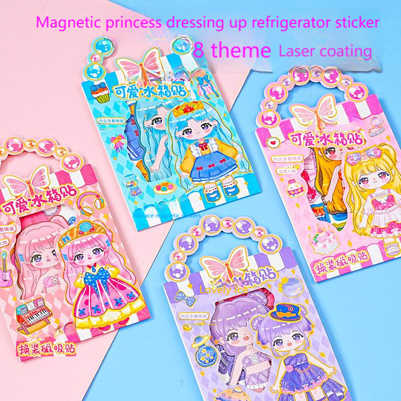 

DIY Cute Magnetic Fridge Stickers Decorative Stationery for Journals Planners and Fridge Decor