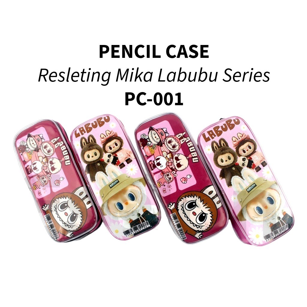 

♚Kotak Pensil Mika LABUBU / Tempat Pensil Mika Gambar LABUBU♚