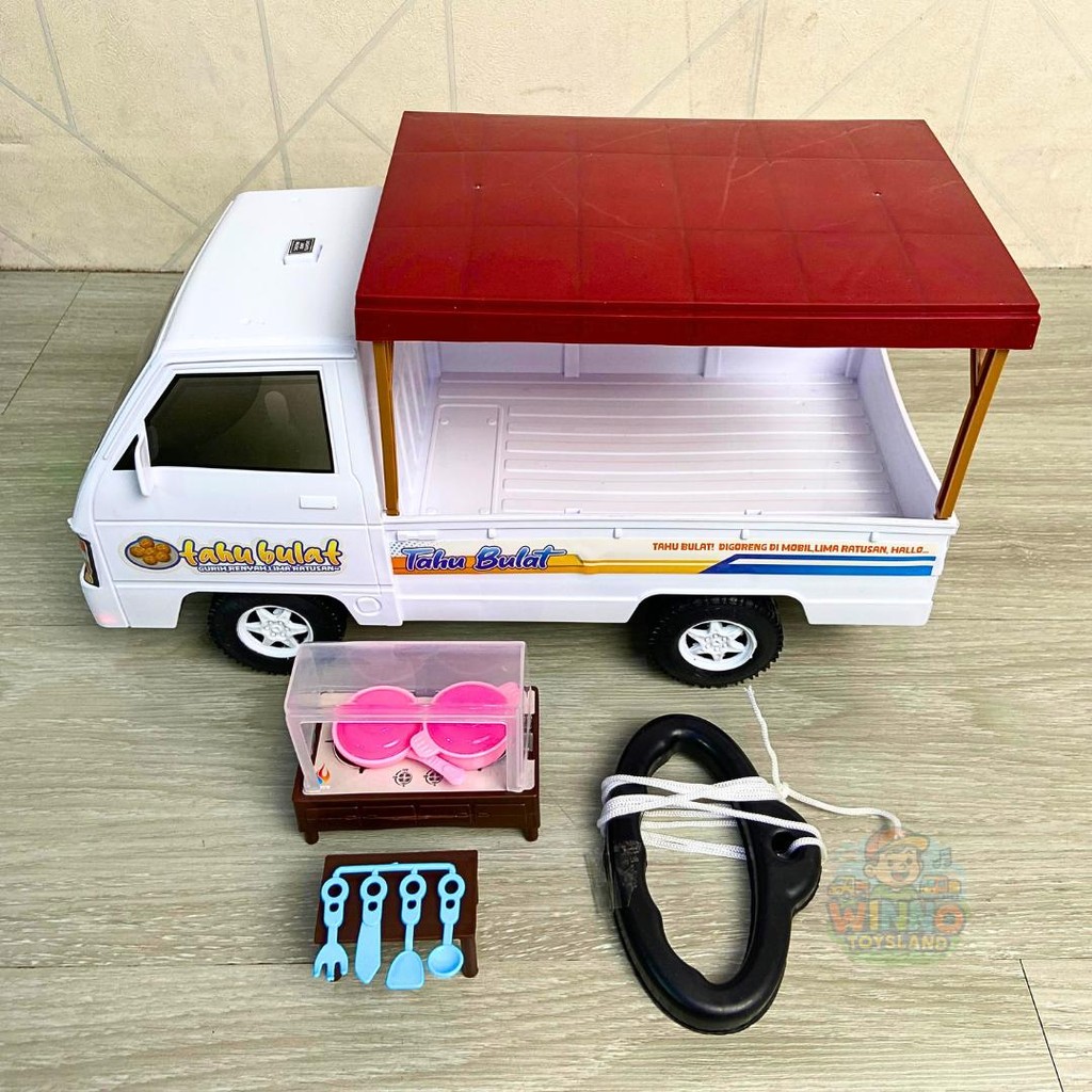 [GRATIS ONGKIR ] MOBIL PICK UP TAHU BULAT DT16 Sotong Terbaru Murah Berkualitas Warna Putih Hitam Be
