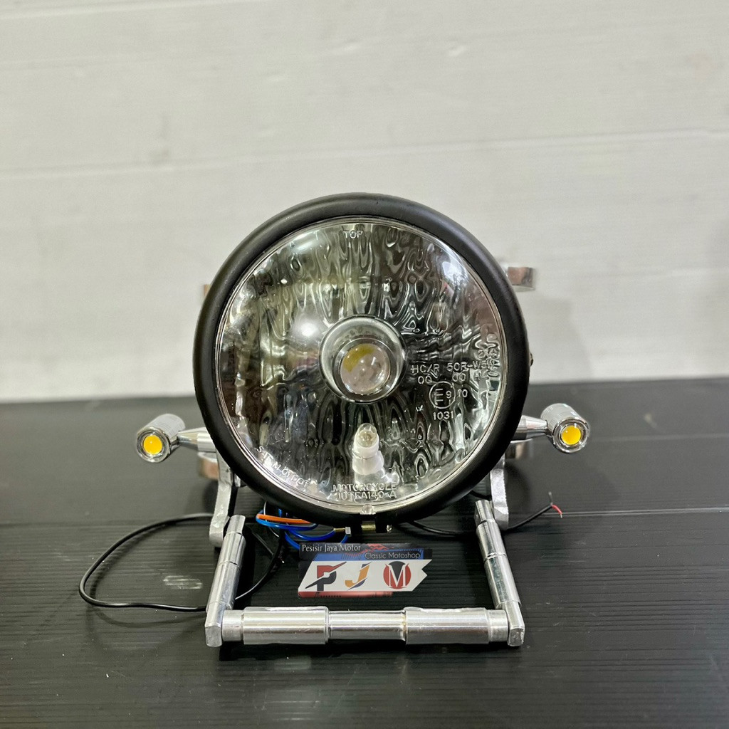 Biled Jute Pesek Import Set Kupingan Lampu cnc plus plat no Free sein Led import Cb Gl Mp Tiger Vixi