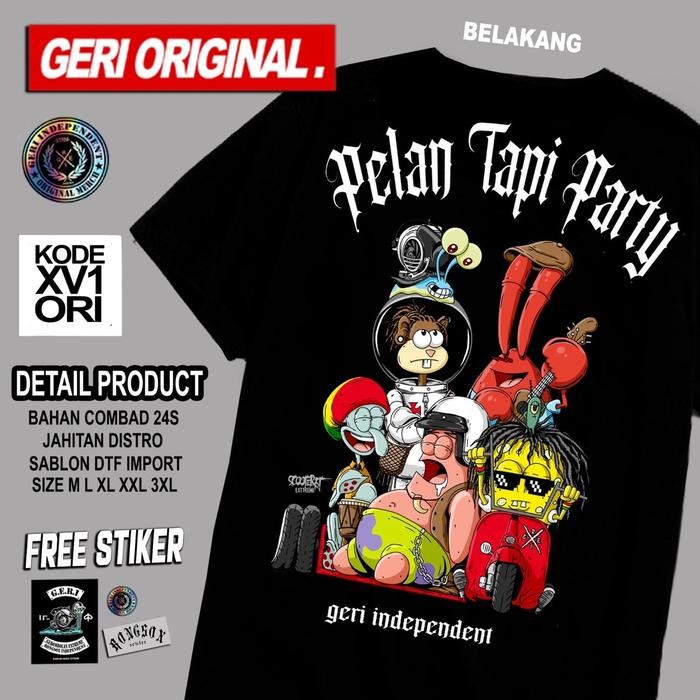 (COD) KAOS GERI ORIGINAL - VESPA PARTY - M