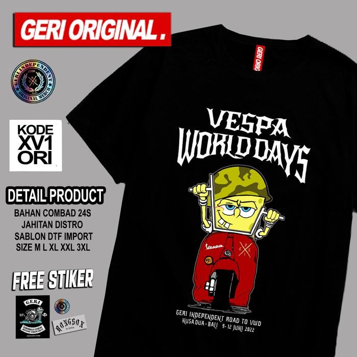 (COD) KAOS GERI ORIGINAL - VWD BALI - M