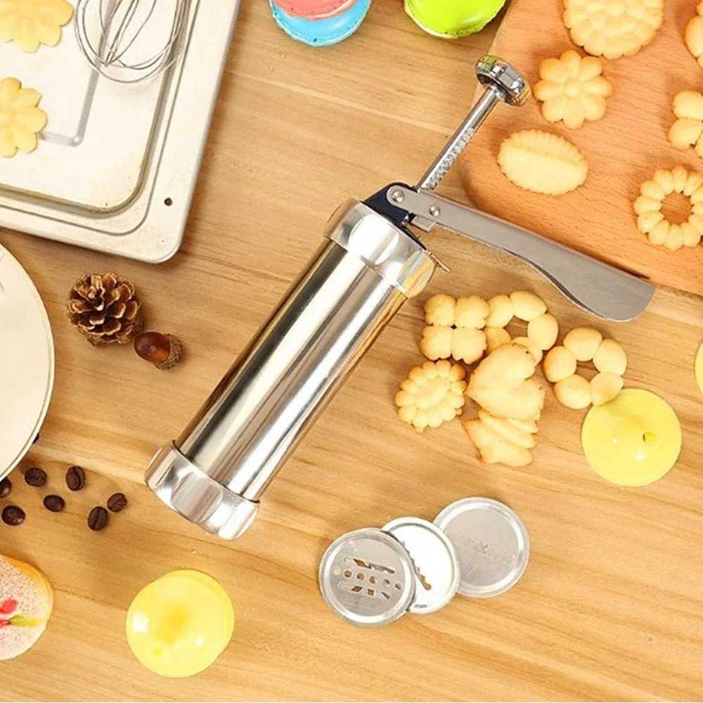 

Cetakan Kue Kering Press Stainless Steel Aluminium 20 Bentuk Ganti Pastry Tip Praktis Cepat Untuk Membuat Kue Rumahan Usaha