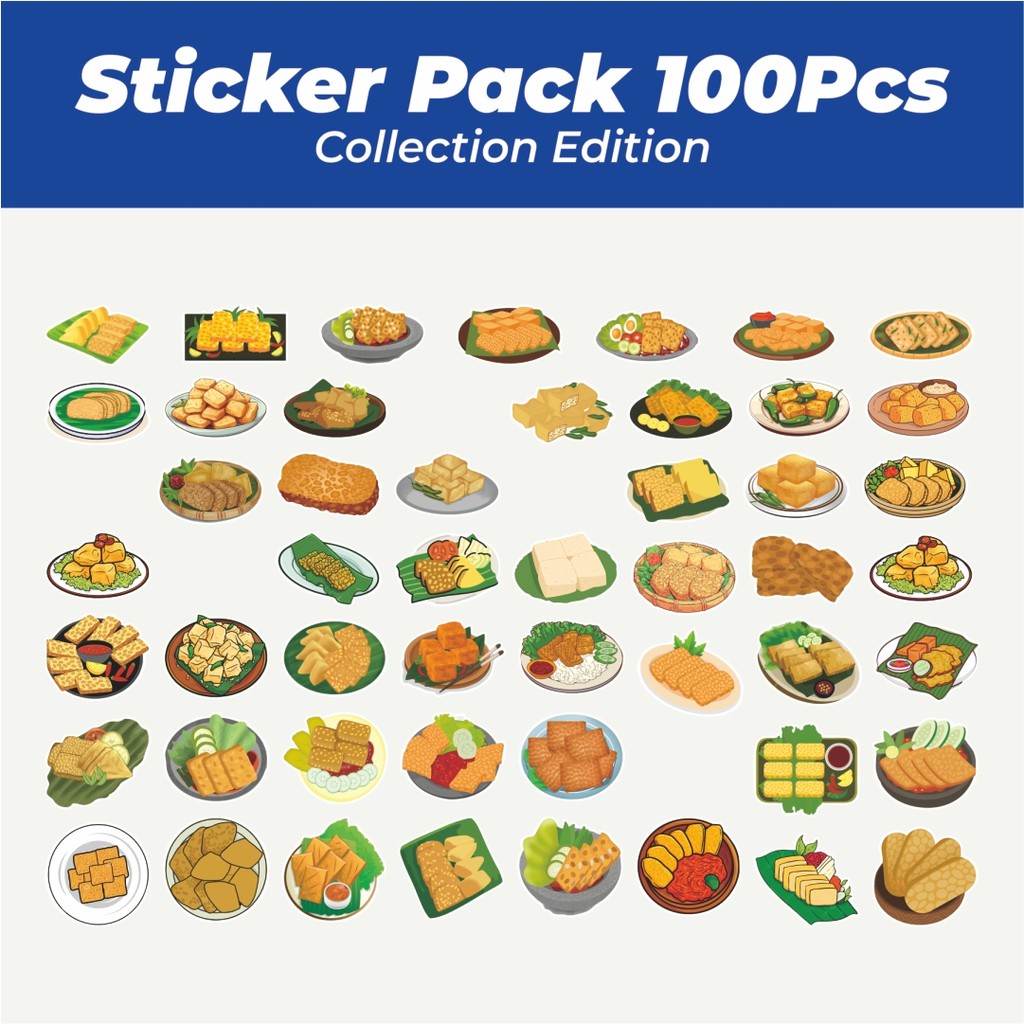 

Hot Stiker Tahu & Tempe Goreng Cartoon Series Lucu Anti Air Stikers Berperekat Waterproof Sticker Decal Buat Motor Helm Buku Journal Koper Casing HP Laptop Botol Minum