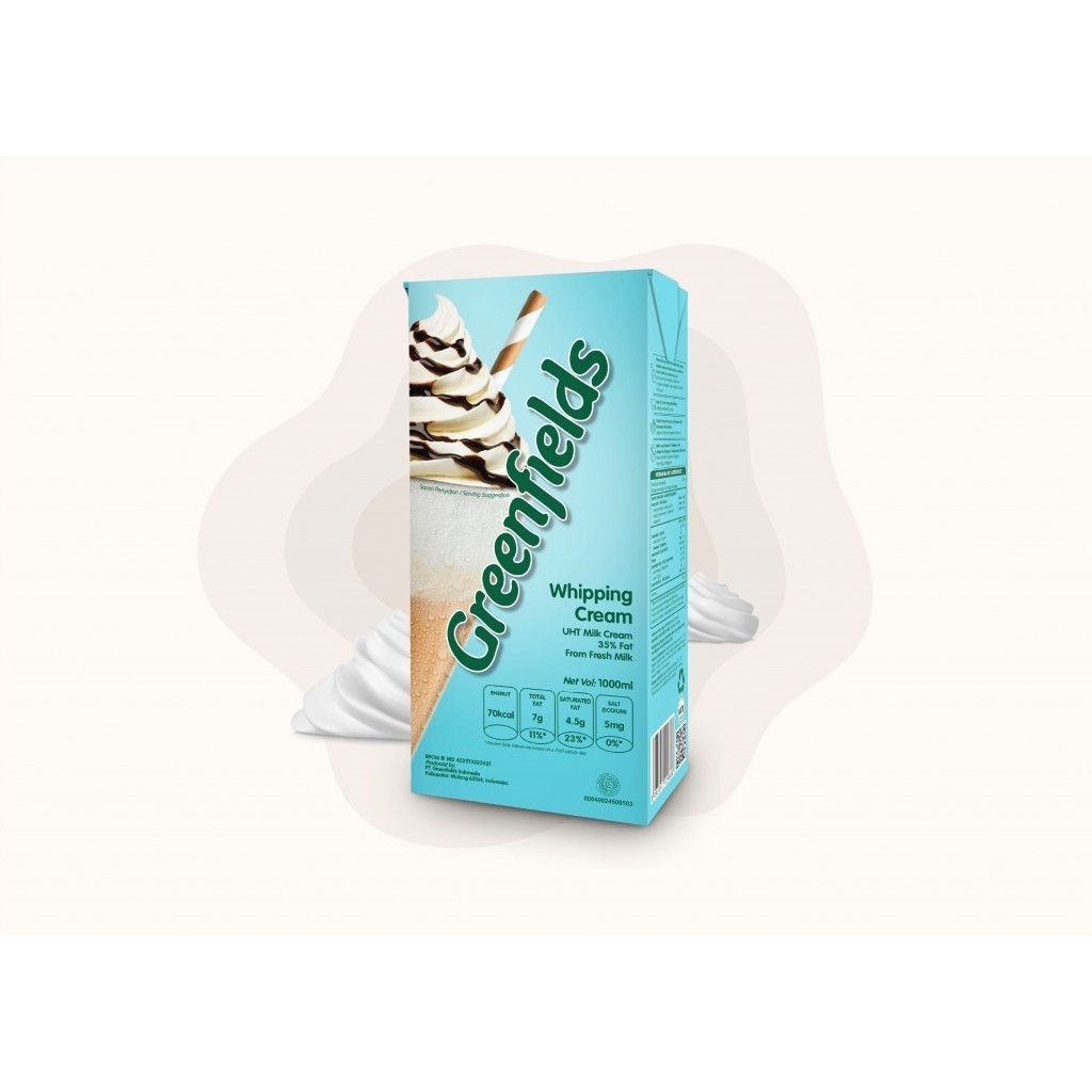 

Greenfields Whipping Cream 1ltr