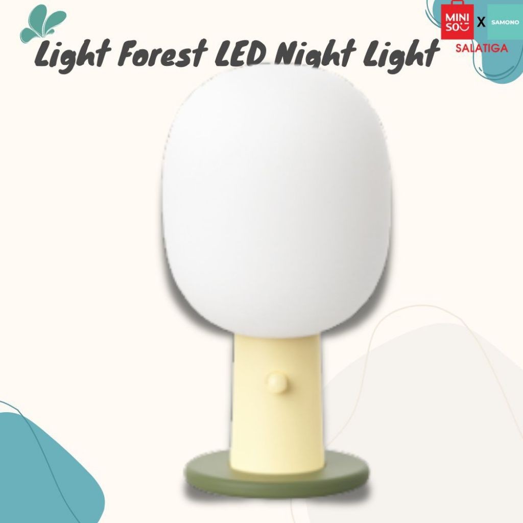 MINISO LIGHT FOREST LED Night Light (Yellow) LAMPU TIDUR