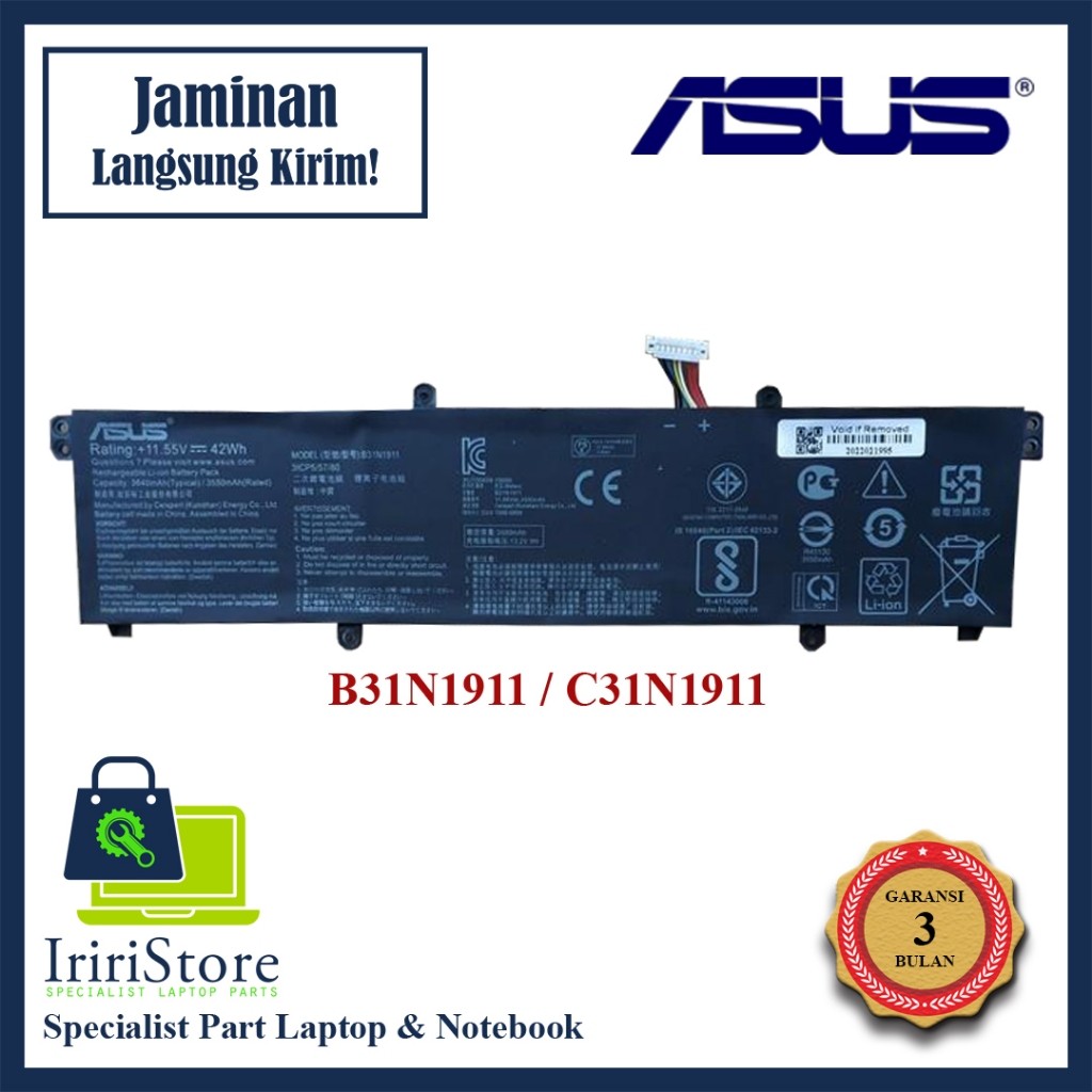 Baterai Asus VivoBook 14 M413DA M413IA S413IA B31N1911