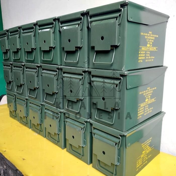 Box Kotak Besi Bekas Peluru Pindad