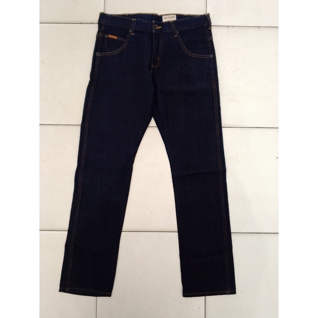 Celana Panjang Jeans Pria Wrangler Original Spencer Slim B4P12