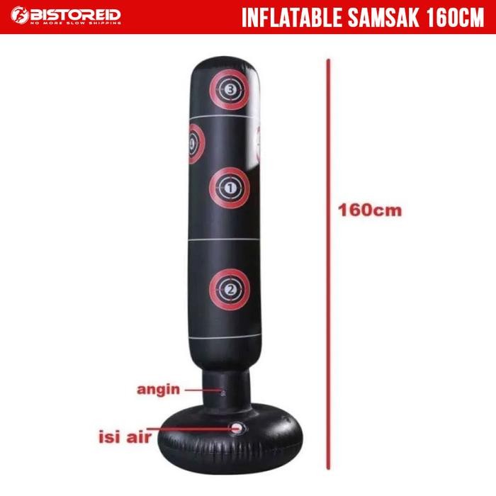 Samsak Tinju Berdiri Taekwondo Karate Boxing Samsak Standing Anak D66 - Samsak Saja